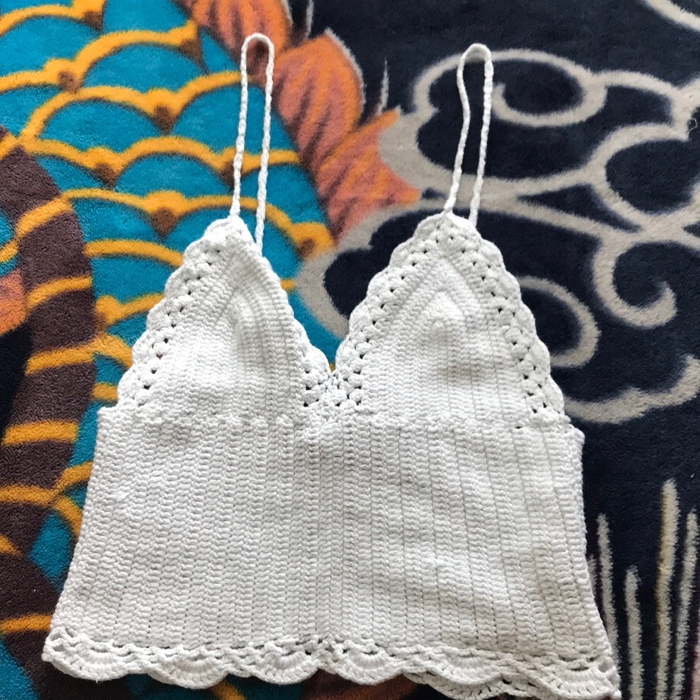 Brandy Melville Alea Crochet tank